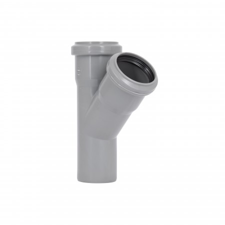 Тройник для внутренней канализации HT-System+ d50/50/50/45° (51031)