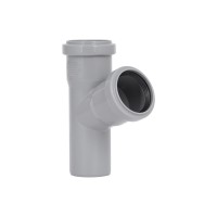 Тройник для внутренней канализации HT-System+ d50/50/50/67° (51032)