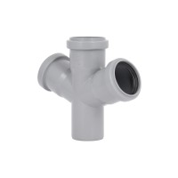 Крестовина для внутренней канализации HT-System+ d50/50/50/50/67° (51082)