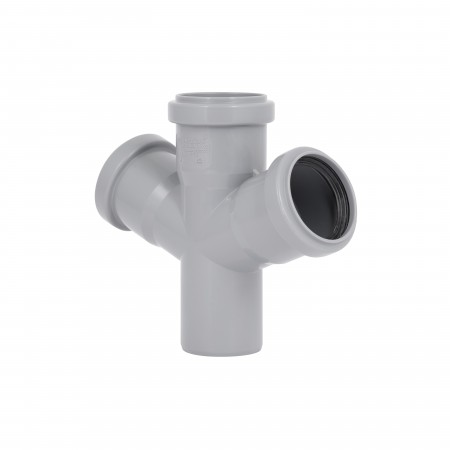 Крестовина для внутренней канализации HT-System+ d50/50/50/50/67° (51082)