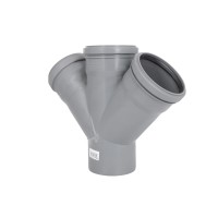 Крестовина для внутренней канализации HT-System+ d110/110/110/110/45° (51181)