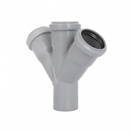Крестовина для внутренней канализации HT-System+ d50/50/50/50/45° (51182)