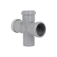 Крестовина для внутренней канализации HT-System+ d50/50/50/50/87° (51183)