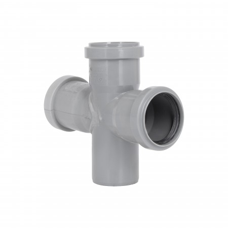 Крестовина для внутренней канализации HT-System+ d50/50/50/50/87° (51183)