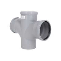 Крестовина для внутренней канализации HT-System+ d110/110/110/110/87° (51185)
