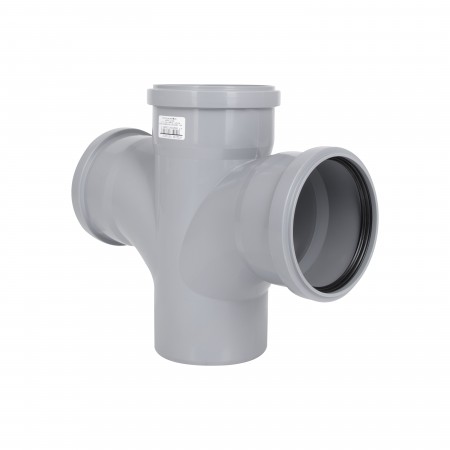Крестовина для внутренней канализации HT-System+ d110/110/110/110/87° (51185)