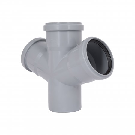 Крестовина для внутренней канализации HT-System+ d75/75/75/75/67° (51367)