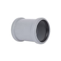 Муфта для внутрішньої каналізації дворозрубна HT-System+ d75 (51369)