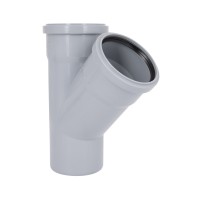 Тройник для внутренней канализации HT-System+ d90/90/90/45° (51436)