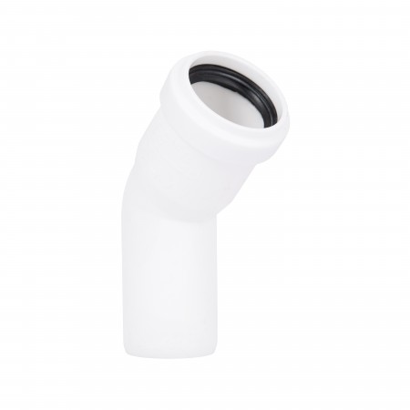 Колено для внутренней канализации HT-System+ d32/45°/WHITE (51455)