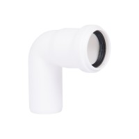 Колено для внутренней канализации HT-System+ d32/87°/WHITE (51456)