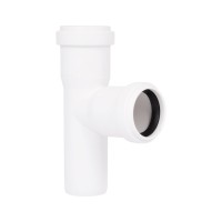 Тройник для внутренней канализации HT-System+ d32/32/32/87°/WHITE (51462)