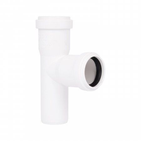 Тройник для внутренней канализации HT-System+ d32/32/32/87°/WHITE (51462)