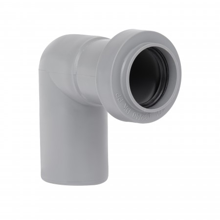Колено для внутренней канализации редукционное HT-System+ d50/40/88° (51478)