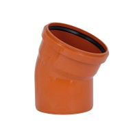 Колено для наружной канализации KG System d200/30° (51956)