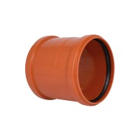 Муфта для наружной канализации надвижная KG System d200 (51968)