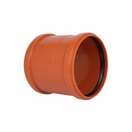 Муфта для наружной канализации надвижная KG System d200 (51968)
