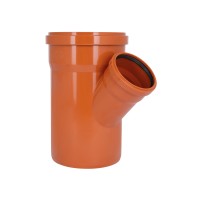 Тройник для наружной канализации KG System d200/110/200/45° (51977)