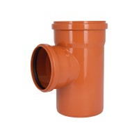 Тройник для наружной канализации KG System d200/160/200/87° (51980)