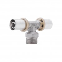 Трійник прес Icma 16х1/2"х16 НР №407(6216)