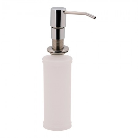 Дозатор для миючого засобу врізний LDLK-117B/Brushed Steel/квадратний (SD00052523)