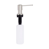 Дозатор для моющего средства врезной LK-118 /Brushed Steel/Круглый (SD00052524)