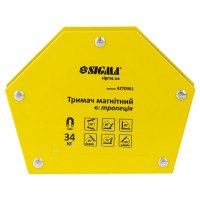 Тримач Магнітний Трапеція 34Кг 105×65×65×45 мм (30,45,60,90,75,135°) (4270361)