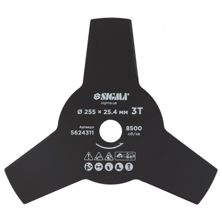 Нож Для Триммера Ø255×25.4 mm 3Т (5624311) Нож Для Триммера Ø255×25.4 mm 3Т (5624311)