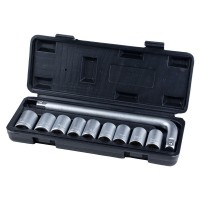 Набор 9 шт Насадок Торцевых 1/2"/Вороток/CrV/Кейс (6003035)