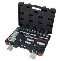 Набор 39 шт Насадок Торцевых И Бит 3/8"/Crv/Кейс (6003092)