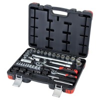 Набор 72 шт Насадок Торцевых И Бит 1/4",1/2"/Crv /Кейс (6003112)