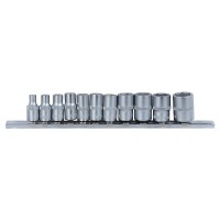 Набор 11 шт Насадок Шестигранных  1/4"/На Планке/Crv (6003401)