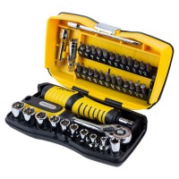 Набор 39 шт Насадок Торцевых И Бит 1/4"/Crv/Кейс (6003571)