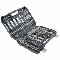 Набор 110 шт Насадок Торцевых И Бит 1/4",1/2"/Crv/Кейс (6003771)