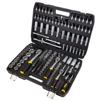 Набір 171 шт Насадок Торцевих І Біт 1/4",3/8",1/2"/Crv/Кейс (6003811)