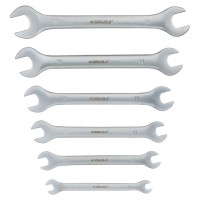 Ключи Рожковые 6 шт/6-17 mm/CrV/Satine (6010311)
