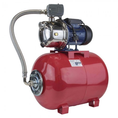 Станция водоснабжения/1.1 кВт/Hmax 48m/Qmax 60 l/min /самовсасывающий насос/бак 50л (775054/50) Станция водоснабжения/1.1 кВт/Hmax 48m/Qmax 60 l/min /самовсасывающий насос/бак 50л (775054/50)