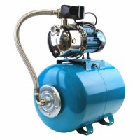 Станция водоснабжения/1.1 кВт/Hmax 50m/Qmax 60 l/min /самовсасывающий насос/бак 50л/нержавеющая сталь (775098/50)