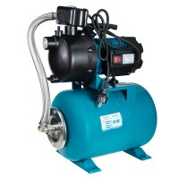 Станция водоснабжения/1.0 кВт/Hmax 44m/Qmax 73 l/min /пластик/самовсасывающий насос/бак 24л (775308/24)