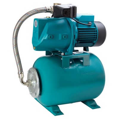 Станция водоснабжения/0.75 кВт/Hmax 46m/Qmax 90 l/min /самовсасывающий насос/бак 24л (775323/24)