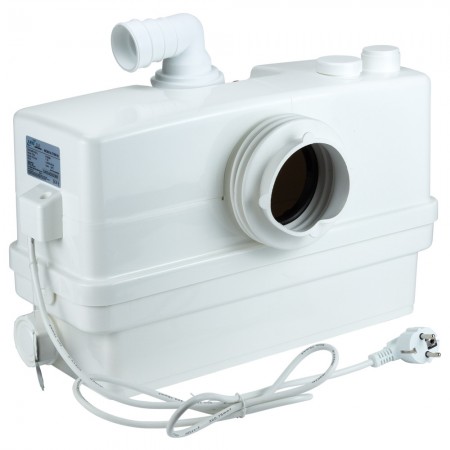 Станция канализационная WC-601 A/0.6 кВт/Hmax 8.5м/Qmax 110 л/м/3 входа + фронтальный вход 90мм (776914)