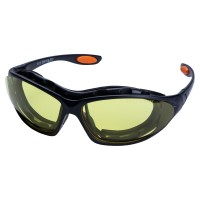 Набір Окуляри Захисні З Обтюратором І Змінними Дужками Super Zoom Anti-Scratch, Anti-Fog (Бурштин) (9410921)