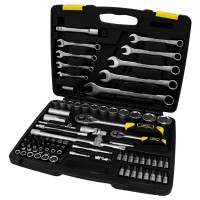 Набір 82 шт Насадок Торцевих І Біт 1/4", 1/2"/Crv/Taiwan/Кейс (TR6001021)