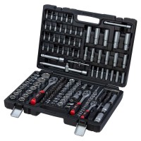 Набір 172 шт Насадок Торцевих І Біт 1/4",3/8",1/2"/Crv/Кейс (TR6003232)