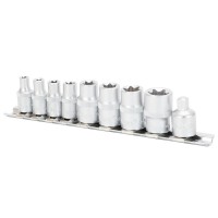 Набор Насадок 8 шт Torx 1/4"-3/8" /Переходник/Crv (TR6086012)