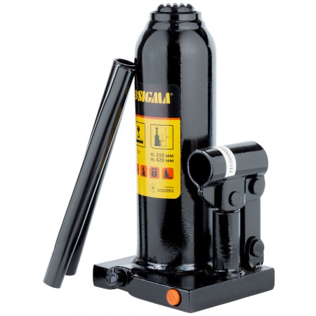 Пляшковий Гідравлічний Домкрат/5т/H 210-420mm/Кейс (TR6102051) Пляшковий Гідравлічний Домкрат/5т/H 210-420mm/Кейс (TR6102051)