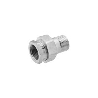 Сгон-американка прямая усиленная LexLine 1/2" ВН никелированная НК0801-Вн