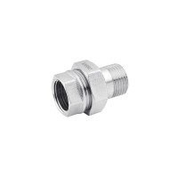 Сгон-американка прямая Karro 1/2" ВН никелированная KR-3102