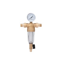 Фильтр самоочищающийся Karro 1/2" НН прозрачный, латунный KR-88044