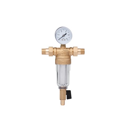 Фильтр самоочищающийся Karro 1/2" НН прозрачный, латунный KR-88044 Фильтр самоочищающийся Karro 1/2" НН прозрачный, латунный KR-88044